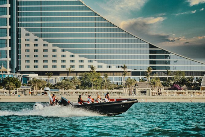 Burj Al Arab 100 Minute Boat Tour - Burj Al Arab is the final major frame