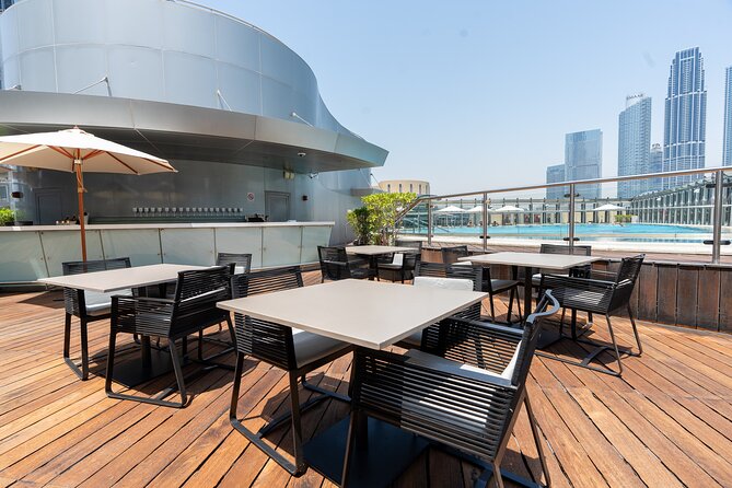 Burj Khalifa 125th Floor, Lunch or Dinner at Rooftop Burj Club - Floors 124 and 125: what you see at the top