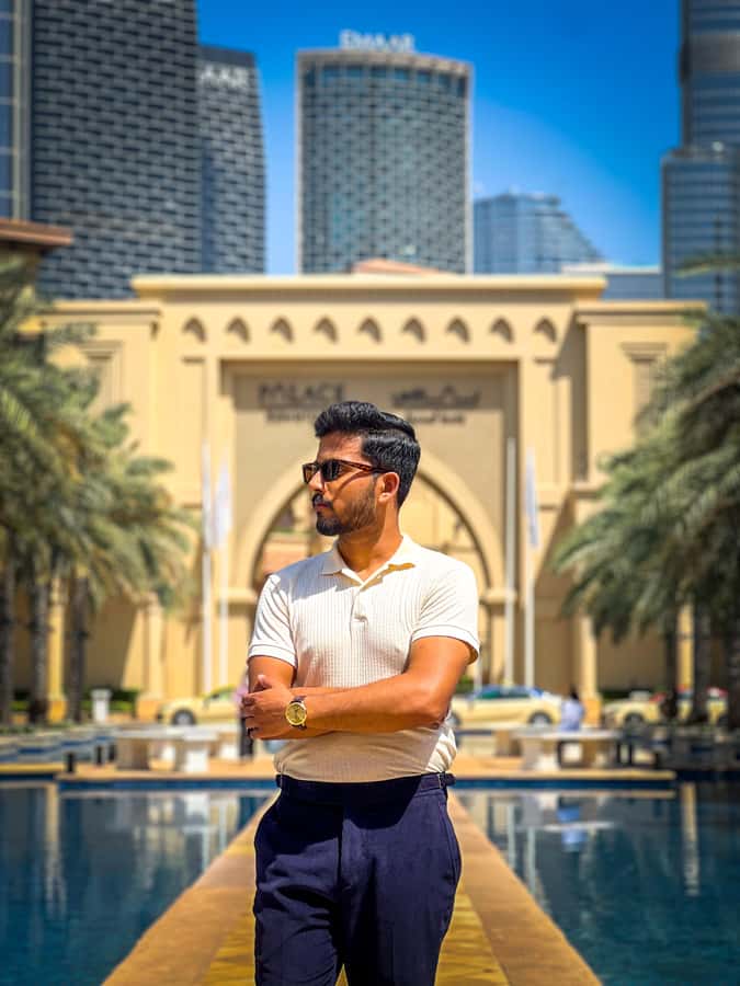 Burj Khalifa Private Videography Shoot - Starting at the Wings of Mexico statue