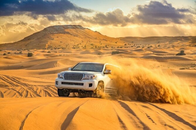Camel Trekking Dubai with Dune Bashing and Sand Boarding - A fast start from Dubai at 7:00 am