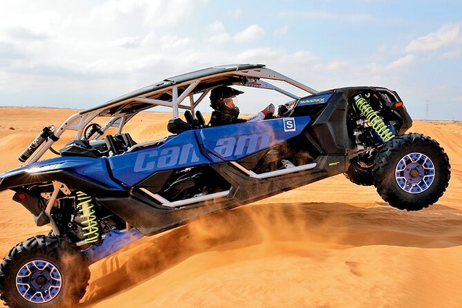 CAN AM 04 Seater Self Drive with Camel Riding and Sand Skiing - Taking the wheel in a four-seat Can-Am