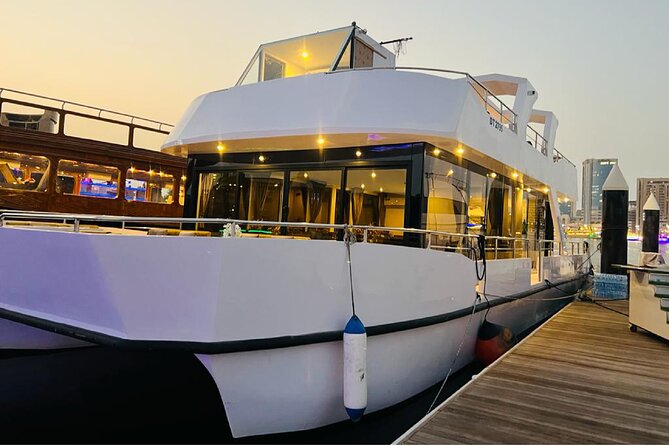 Catamaran Cruise with Dinner at Al Jaddaf Waterfront Dubai - Dubai Festival City and the canal bridges