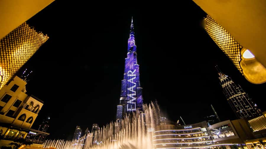 City of Lights: Dubai Night Experience - Jumeirah Beach and the Burj Al Arab area