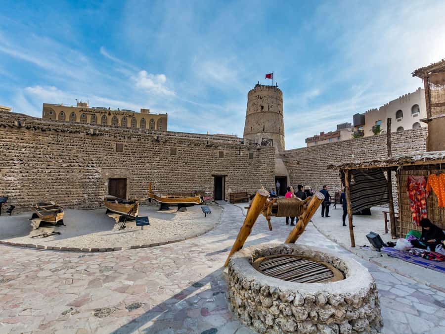 Classic Dubai City Tour - Bastakiya shows Dubai before the towers