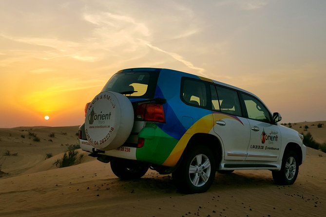 Classic Dubai Desert Safari with BBQ Dinner and Camp activities - The 20-minute dune ride near Lahbab