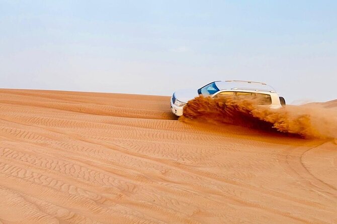 Desert safari adventure with BBQ dinner - Guides and the shared transfer