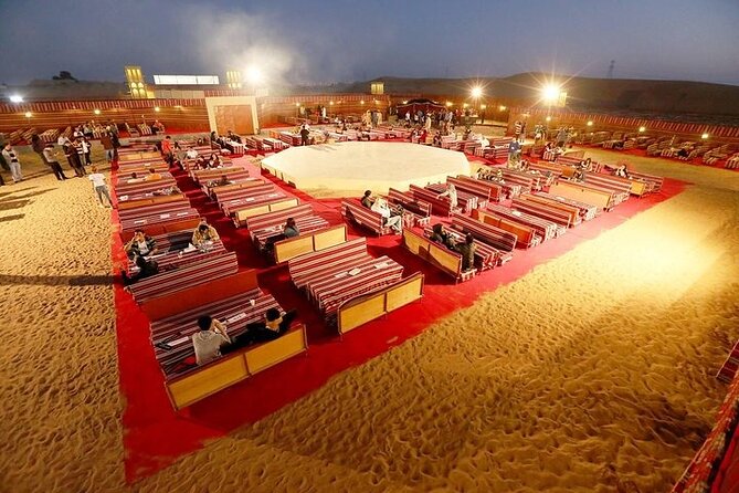 Desert Safari Dubai with BBQ Dinner Buggy Ride and Dune Bashing - A traditional camp with plenty to do