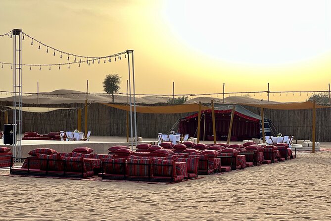 Desert Safari Dubai with BBQ - dinner, Sandboarding - Sandboarding, camels, and the optional quad bike