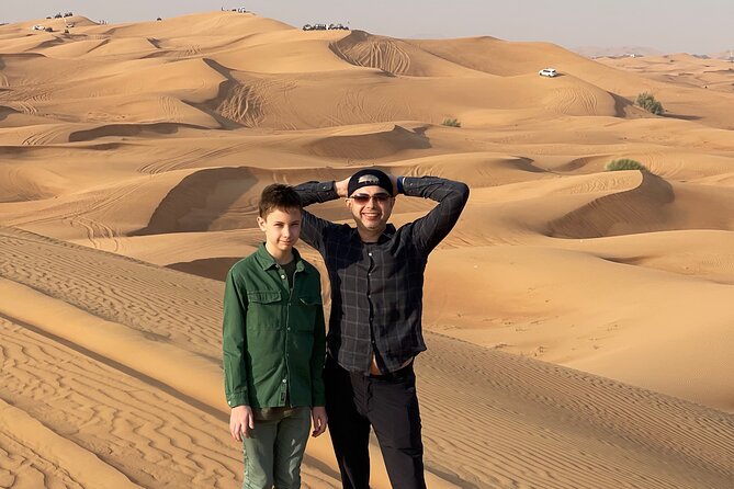 Desert Safari Dubai with BBQ - dinner, Sandboarding - Buffet dinner and the three-show evening