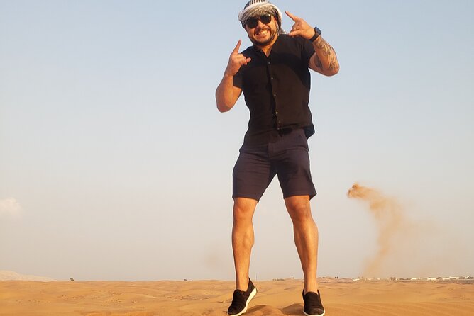 Desert Safari Dubai with Buffet Dinner & 3 live shows - Dinner under the desert sky