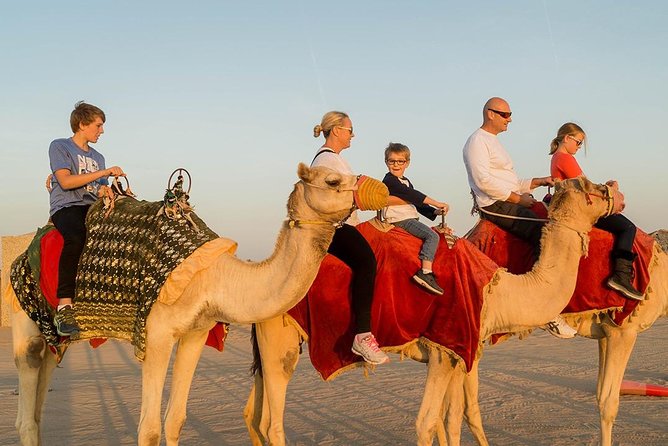 Desert Safari Dubai With Quad Bike ,camel Ride, bbq Dinner, Live Show's - Camel farm and sunset photo stops