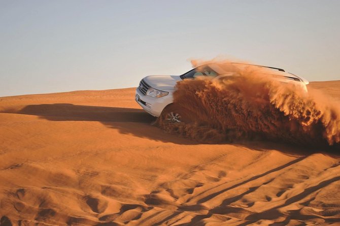 Desert Safari Experience 4×4 Pick and Drop from Abu Dhabi - Dune bashing in a 4WD