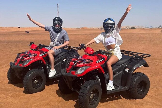 Desert Safari with 4x4 Dune Bashing Camel Ride Sand Boarding - A short camel ride with cultural context