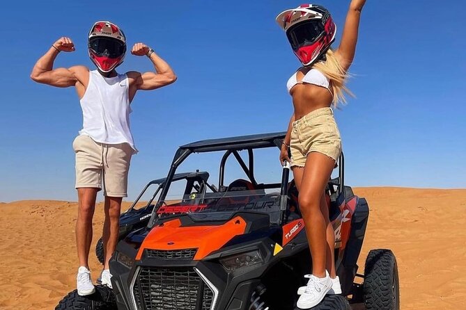 Desert Safari with 4x4 Dune Bashing Camel Ride Sand Boarding - Arabic dress, henna, and photographs