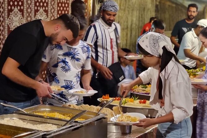 Desert Safari with Dune Bashing and Dinner In Dubai - Dinner is broad, filling, and built for mixed tastes