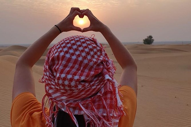Desert Safari with Quad Bike, 4x4 Dune Bashing and Camel Ride - Sunset photographs and the short camel ride