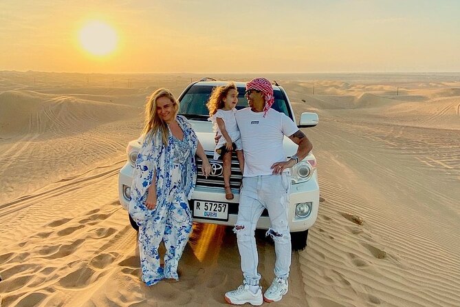 Desert Safari with Quad Bike, 4x4 Dune Bashing and Camel Ride - Barbecue buffet and evening entertainment