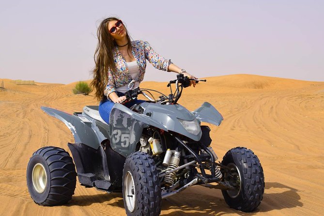 Desert Thrills: Evening Safari with Quad Bike & Camp Activities - Forty minutes of dune bashing