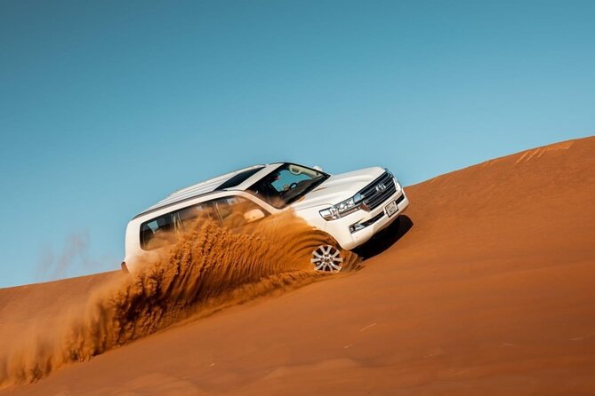 Desert Thrills: Evening Safari with Quad Bike & Camp Activities - Pickup from Dubai and the ride to Lahbab