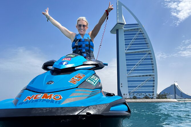Dubai 1h Jet Ski, Burj Al Arab, Atlantis, Ice Cream, Photo, Video - The guides and the photo service