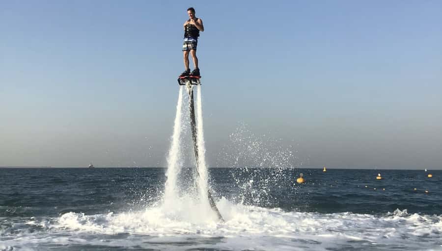 Dubai: 30-Min Flyboard with Burj Al Arab View & Soft Drink - Learning the Board Before You Rise