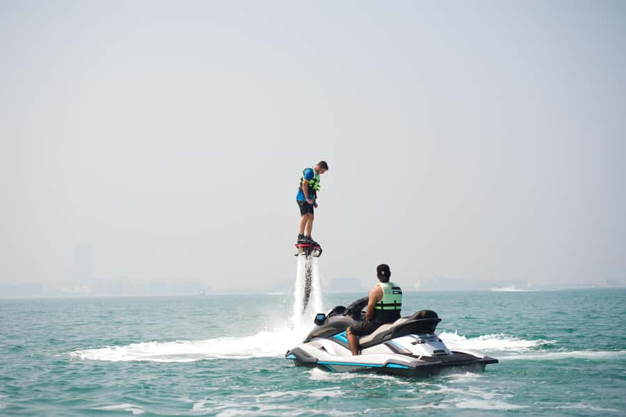 Dubai: 30-minute Flyboard with Instructor and Free Ice Cream - Learning to fly on a 30-minute session