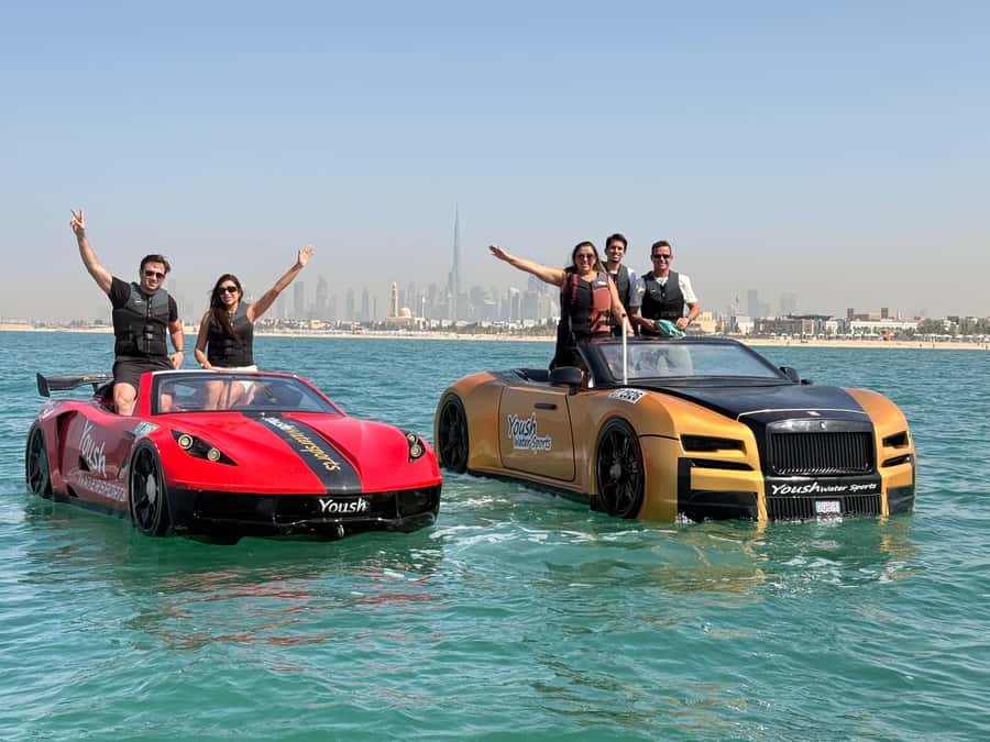 Dubai: 30-Minute Jet Car Tour of Burj Al Arab with Ice Cream - What the jet car feels like on the water