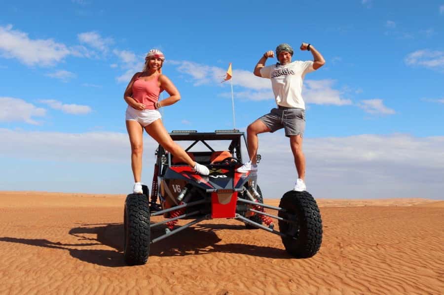 Dubai: 3000cc V6 Dune Buggy & Sandboarding -Private Tour - Sandboarding adds a quieter second act