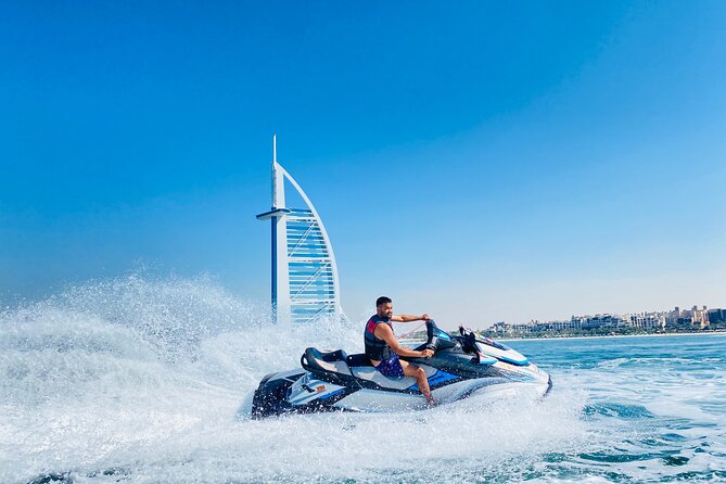 Dubai: 30min Jet Ski: Burj Al Arab w Pics, Videos, free Ice Cream - Finishing with ice cream at Lumiere Café