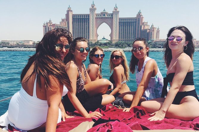 Dubai 3h Sea escape: Swim! Tan! Sightsee! - Burj Al Arab from the Gulf
