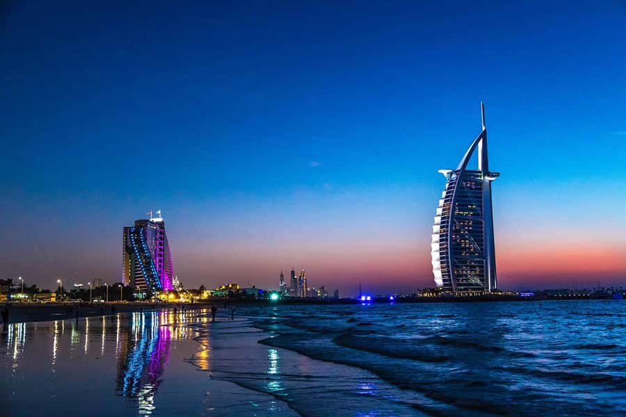Dubai: 6-Hour Sunset Tour with Burj Khalifa Tickets - Dubai Marina begins the city tour with towers and water