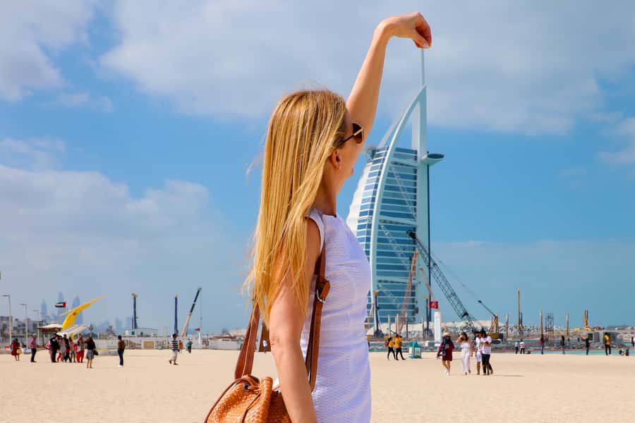 Dubai: 6-Hour Sunset Tour with Burj Khalifa Tickets - Arabic dinner gives the evening some local flavor