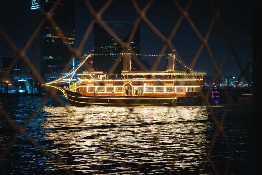 Dubai: Al Seef Largest Dhow Dinner Cruise with Live Show - Key details before you book