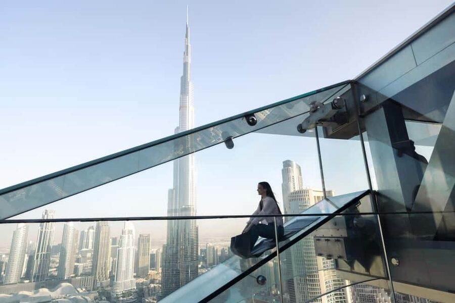 Dubai Aquarium + Sky Views Observatory Tickets - Starting with Dubai Aquarium and Underwater Zoo