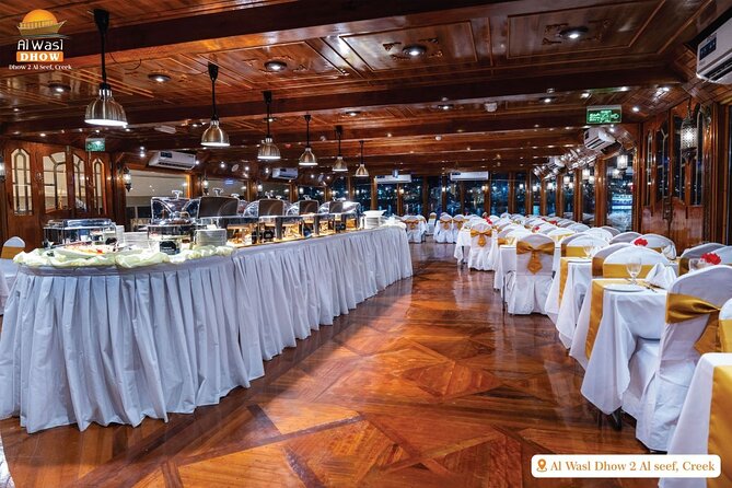 Dubai Best Dhow Cruise Dinner Buffet (Multi Cusine) - Choosing between the two decks