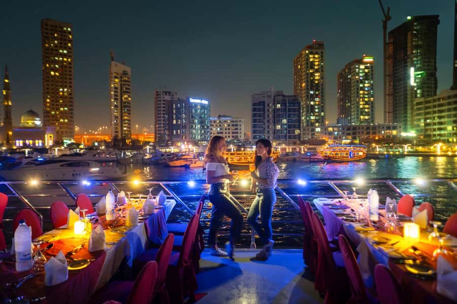 Dubai: Big Bus Panoramic Night Tour & Optional Dinner Cruise - Key points at a glance