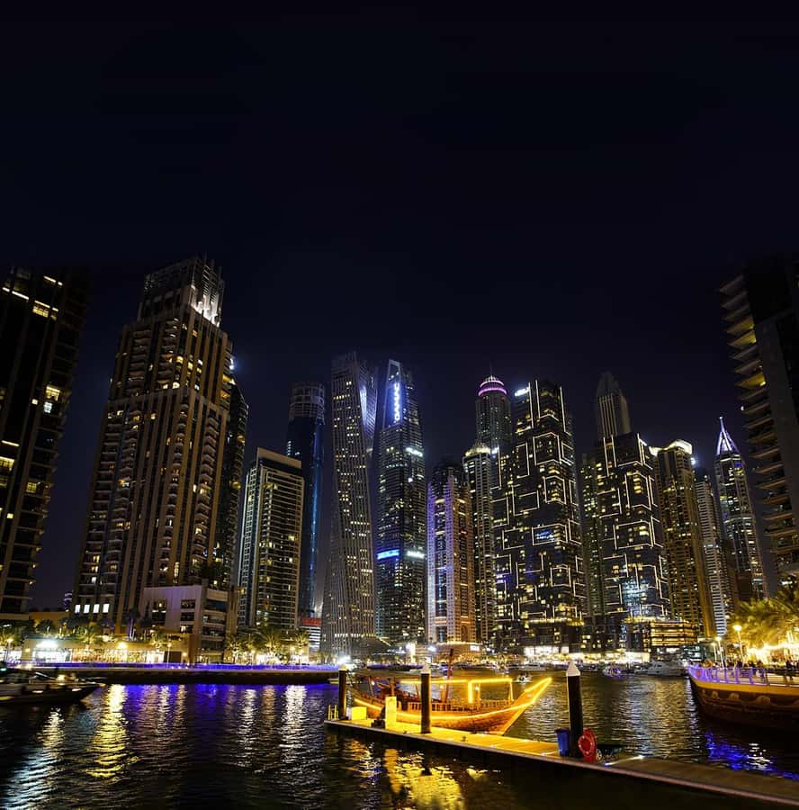 Dubai: Big Bus Panoramic Night Tour & Optional Dinner Cruise - Palm Jumeirah and Atlantis the Palm