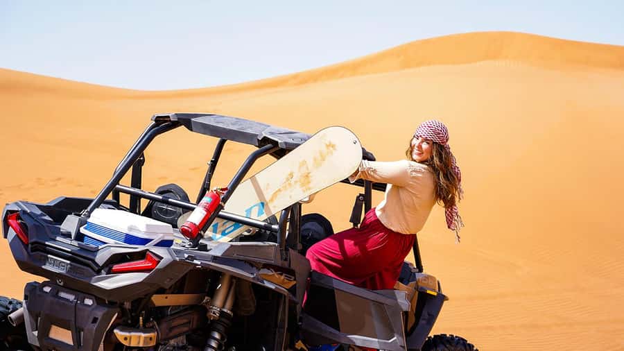 Dubai: Buggy Dune Bashing, Sand Boarding, Camel Ride & Show - Small details that make the day easier