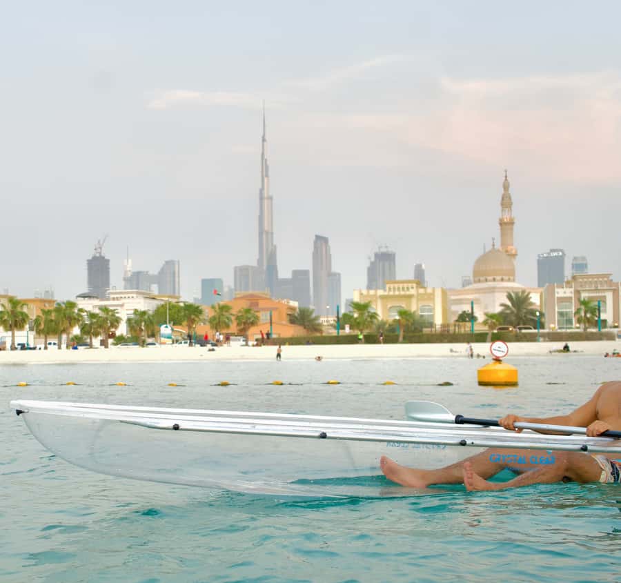 Dubai: Clear Kayaking Experience with Burj Khalifa View - How much value do you get for $41?