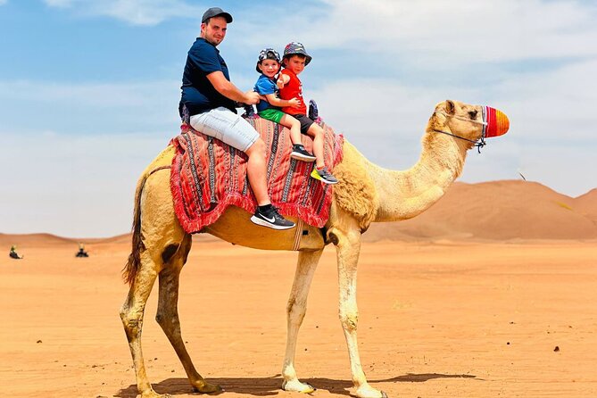 Dubai: Desert Camel Ride with Live Shows & BBQ Buffet Dinner - From central Dubai to the Red Dunes
