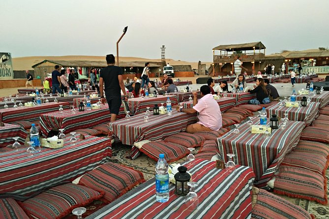 Dubai: Desert Camel Ride with Live Shows & BBQ Buffet Dinner - BBQ dinner and two live shows