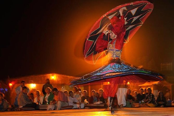 Dubai Desert Red Dune Half-Day Safari Adventure and BBQ Dinner - Dinner in a Bedouin-Style Camp