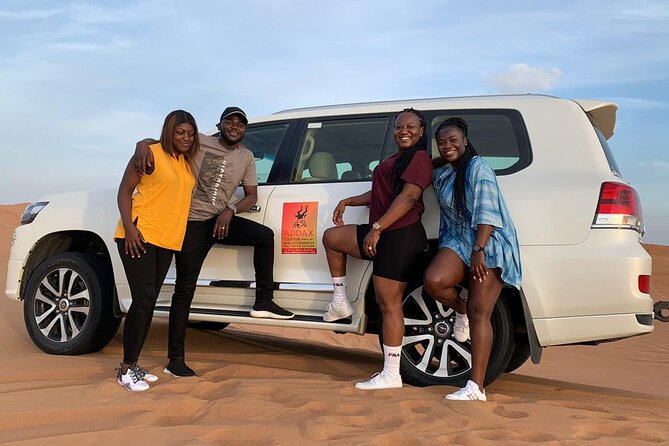 Dubai Desert Safari Adventure, Camel Ride, Sand surf, BBQ Dinner - Dune bashing is the star of the day
