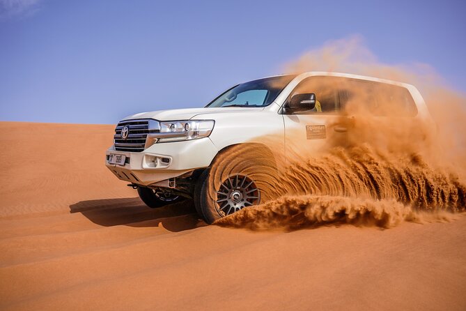 Dubai Desert Safari, BBQ, Live Shows, Camel, Sandboard (7-Hours) - Key things to know before booking