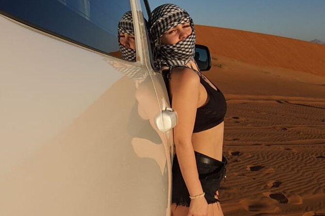 Dubai Desert Safari & Buffet Dinner and Camel ride with PRIVATE CAR - Three evening shows and a simple cultural program