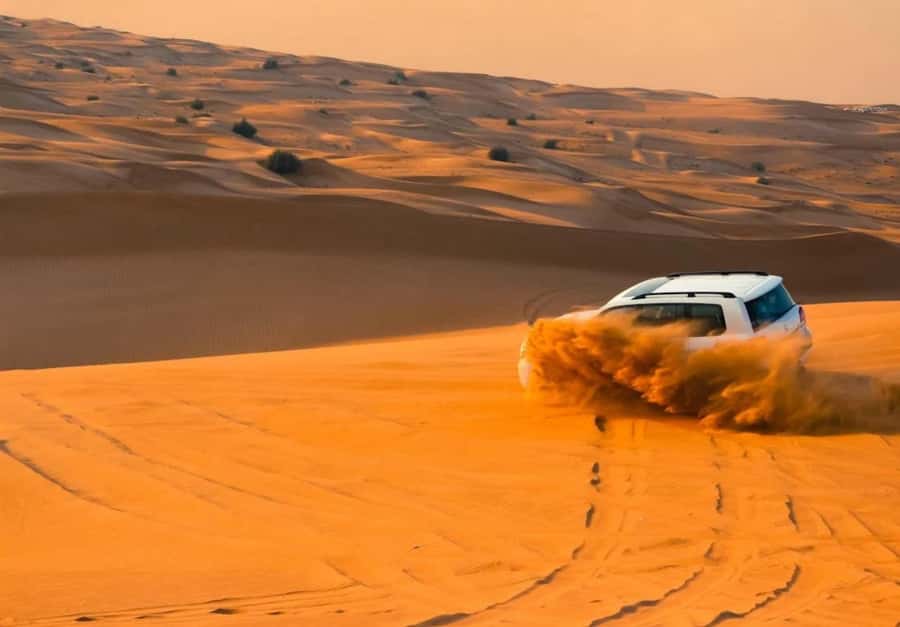 Dubai: Desert Safari, Camel Ride, Sandboard & Buffet Dinner - A $28 introduction to Dubai’s desert