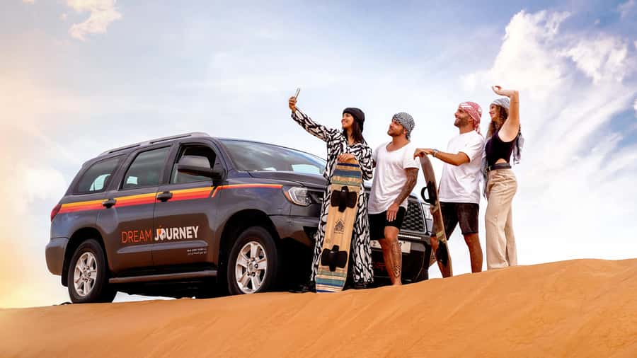 Dubai Desert Safari - Camel Ride, Sandboarding & 30 Min Quad - The short camel ride