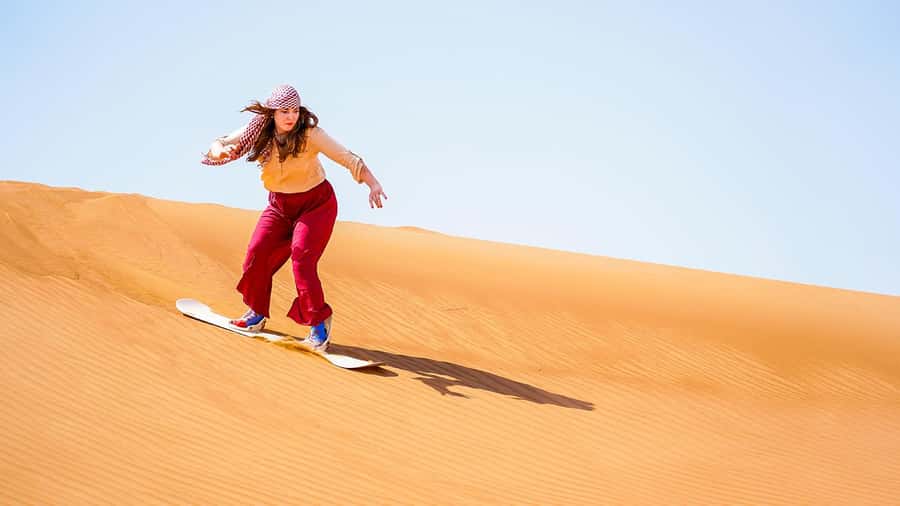 Dubai: Desert Safari, Camel Ride, Sandboarding, Quad Bike - Quad biking at Lahbab