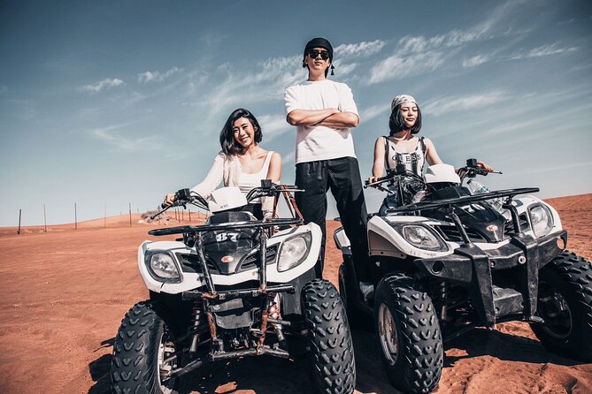 Dubai Desert Safari: Dune Bashing, Camel Ride & BBQ Dinner - What the quad bike stop is really like
