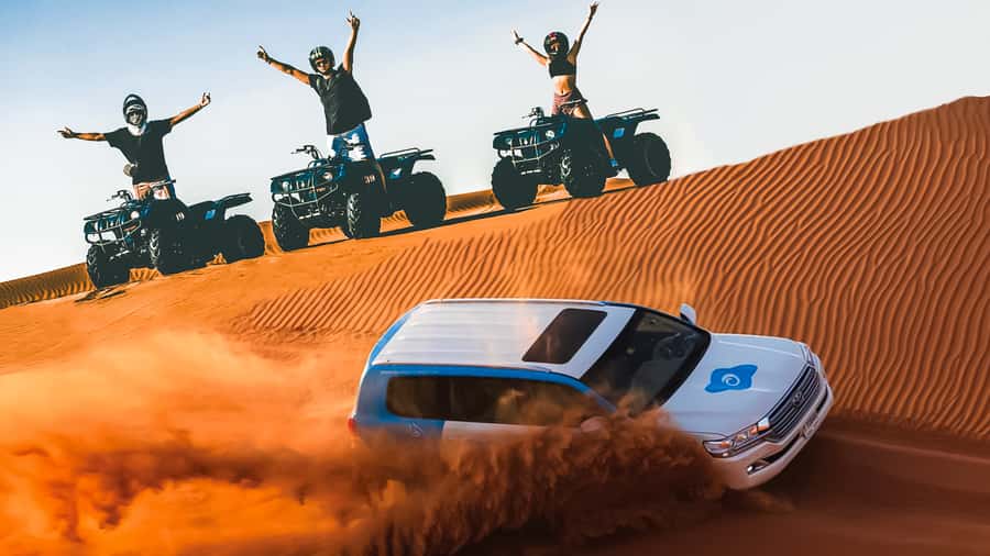 Dubai: Desert Safari, Quad Bike, Camel Ride & Al Khayma Camp - The optional quad bike ride